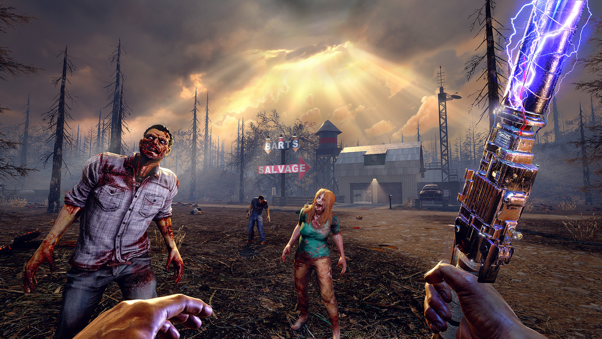 7 Days to Die endgame weapons and progression from primitive tools to high-tech gear