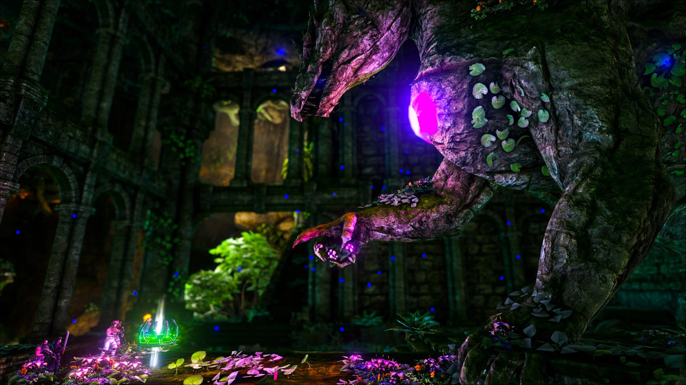 ARK Crystal Isles: Primal Crystal y Crystal Wyvern en proceso de domesticación