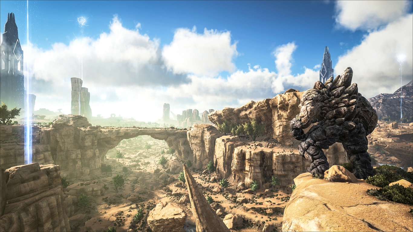 Sandstorm, heatwave, and nighttime cold in ARK: Scorched Earth