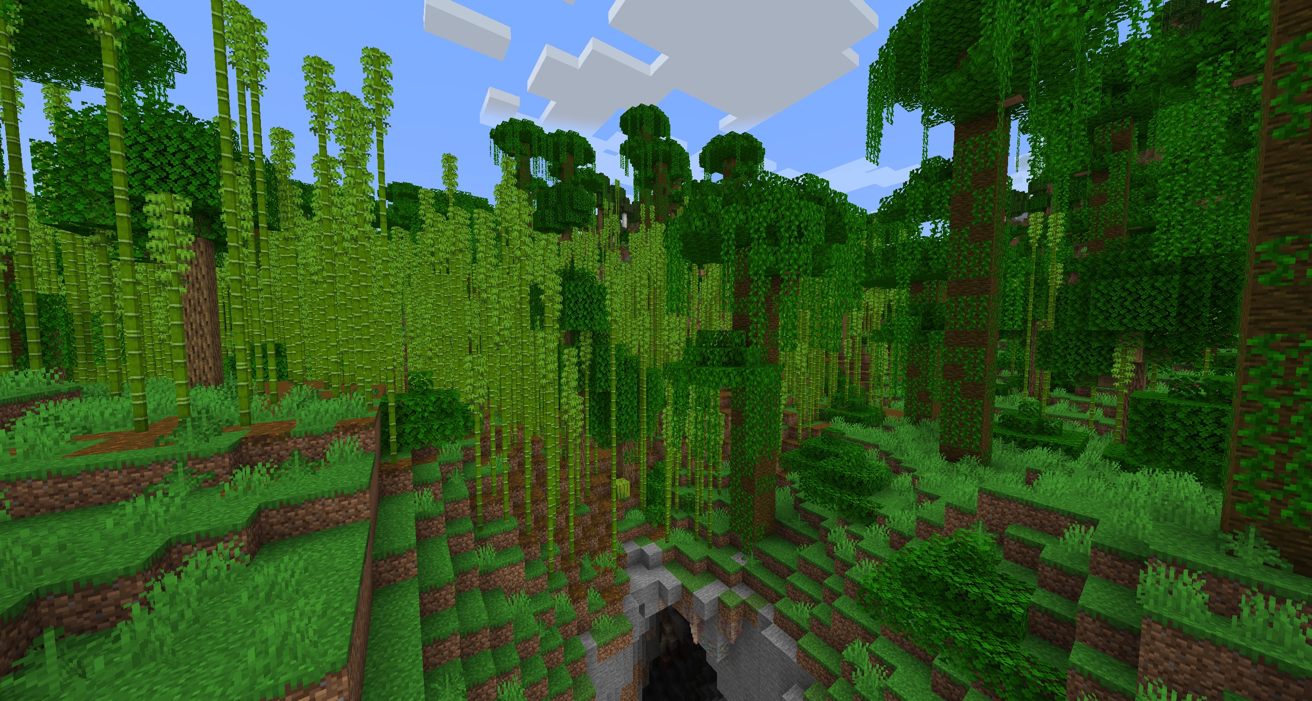 Granja Automática de Bambú en Minecraft 1