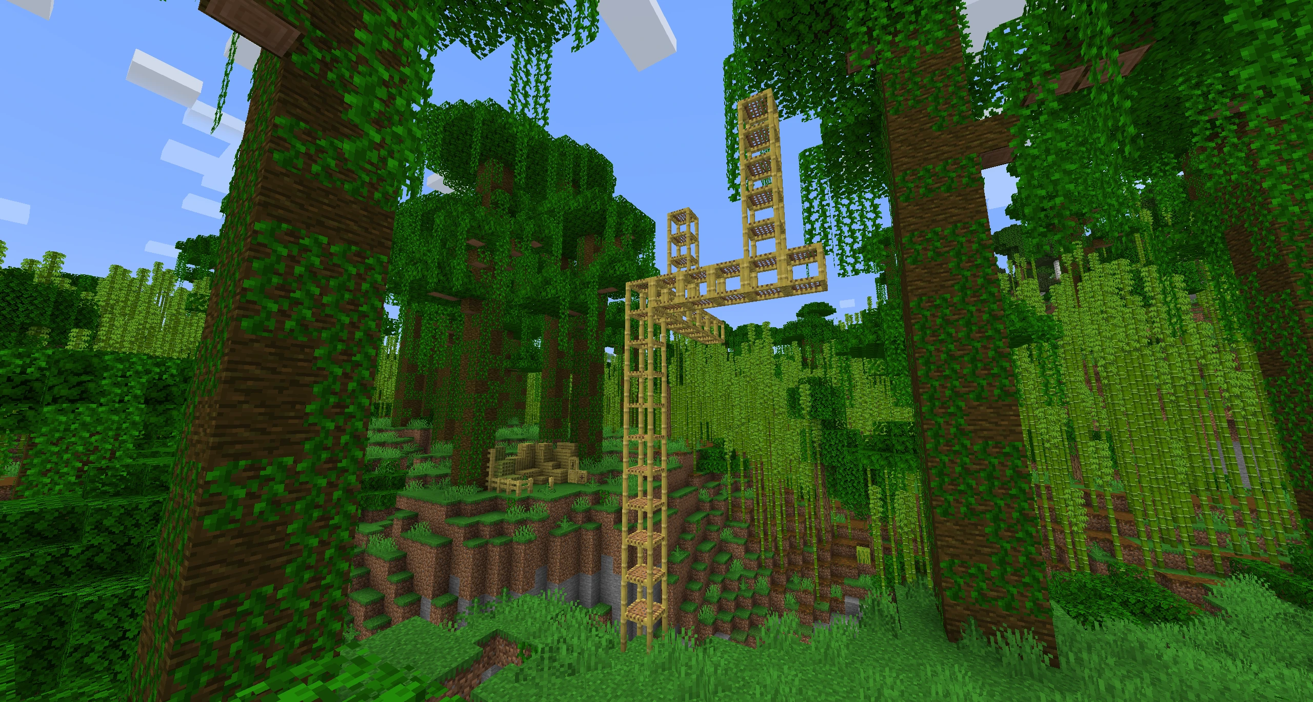 Granja Automática de Bambú en Minecraft 3