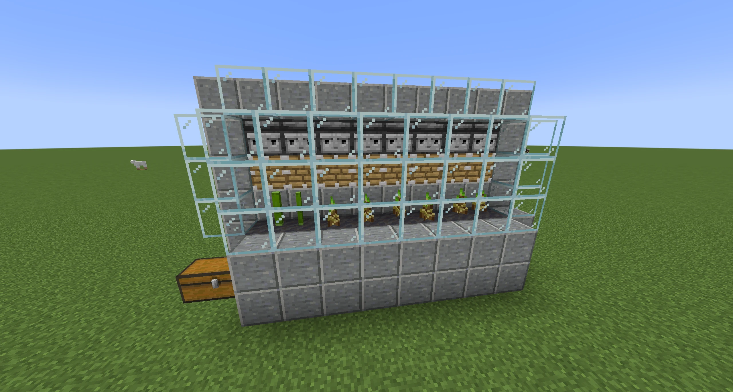 Granja Automática de Bambú en Minecraft 7