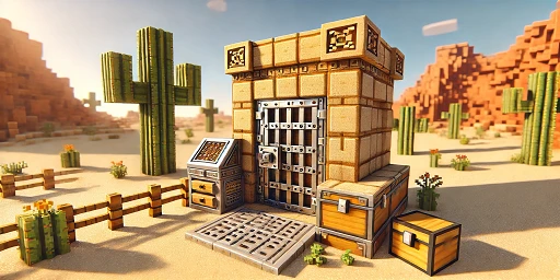 Minecraft Mecanismo de Puertas Automáticas: Construcción Sencilla con Redstone