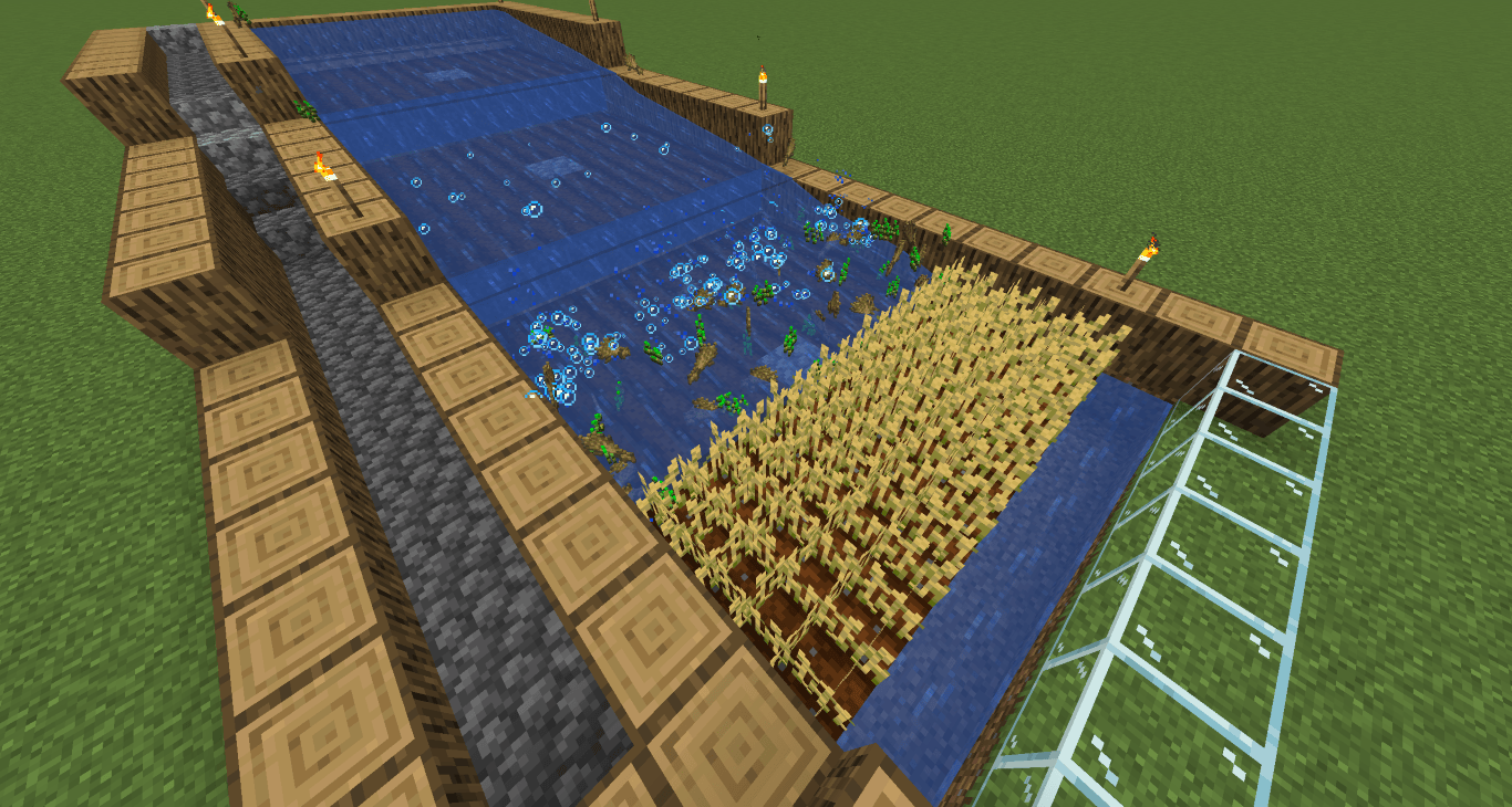 Cosecha de granja Minecraft
