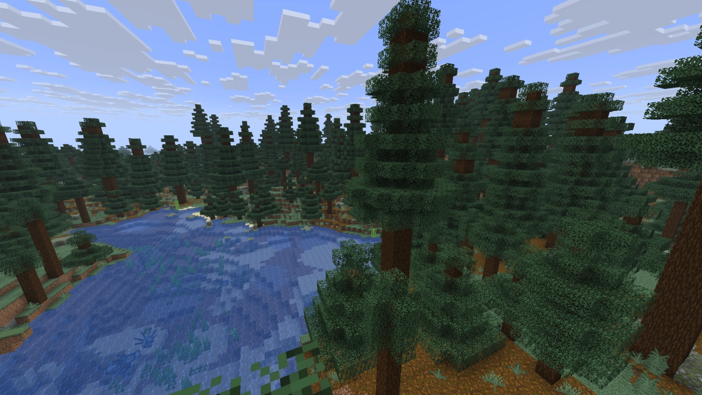 Spruce Mega Taiga with dense forest