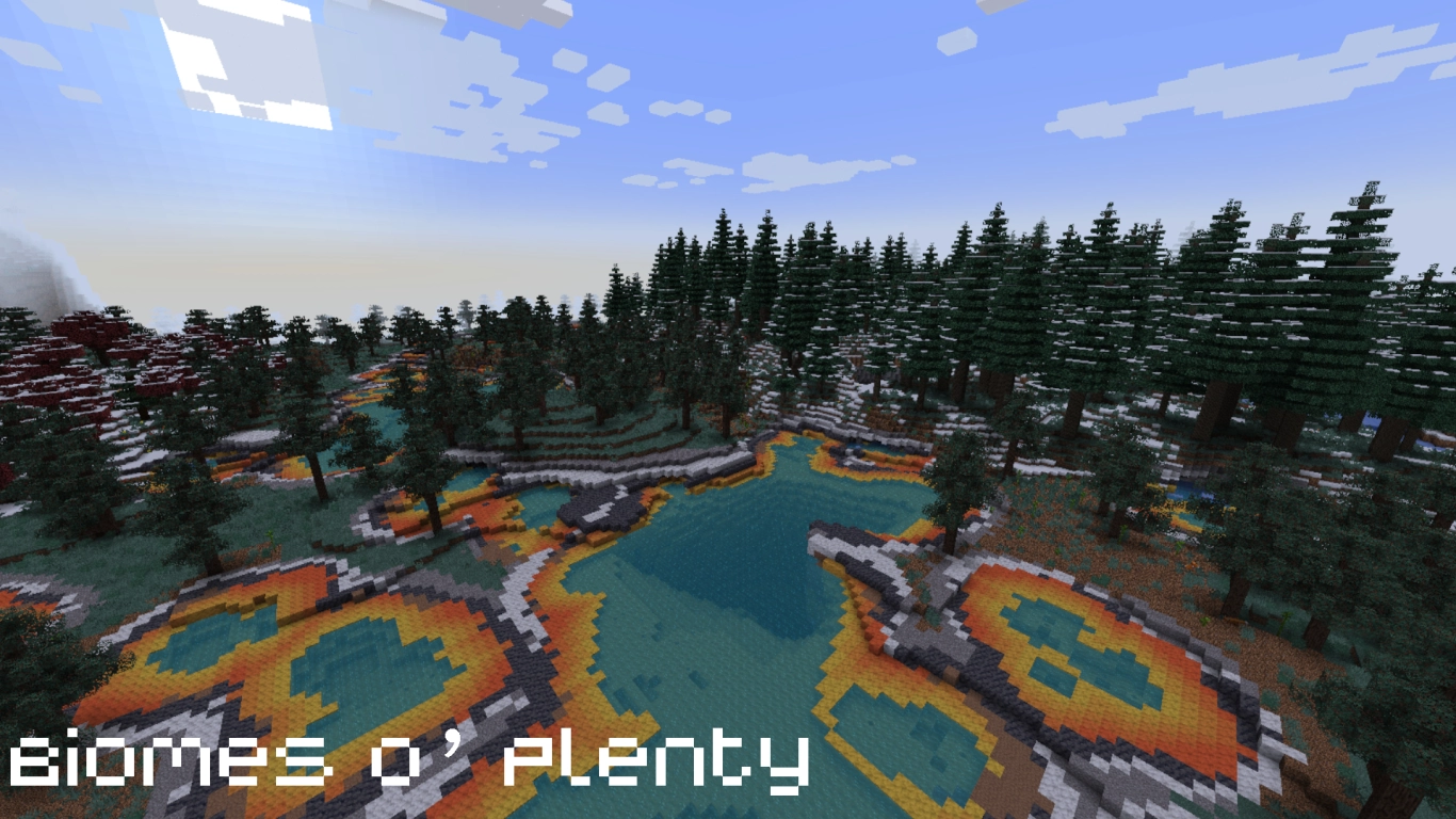 Biomes O' Plenty mod: new biomes and blocks in Minecraft