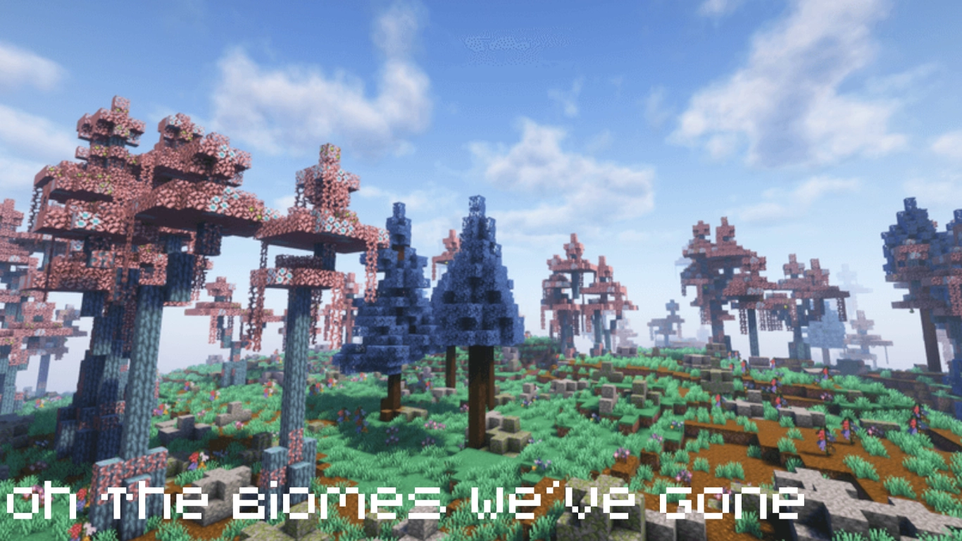 Oh The Biomes We've Gone: fantastical biomes, new blocks, and mobs in Minecraft