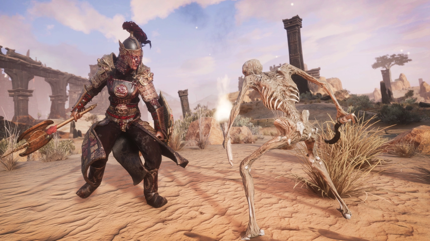 La arquitectura khitana transmite civilización en Conan Exiles