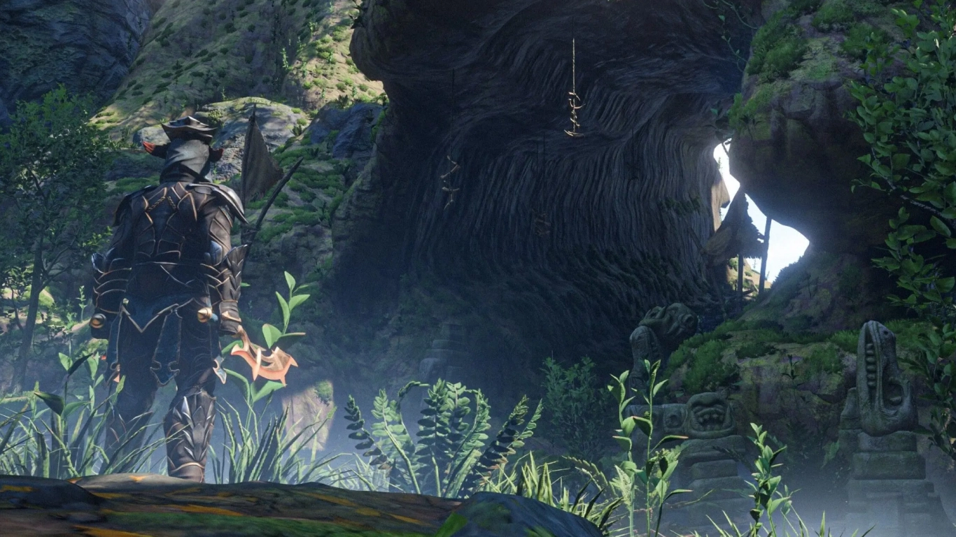 Enshrouded Revelwood dense old-growth forest with resources