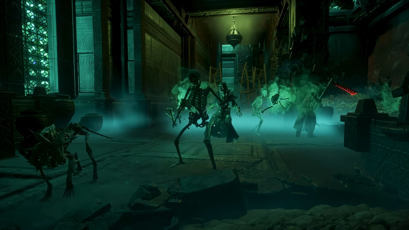 Split enemy groups in Enshrouded and use the environment to your advantage