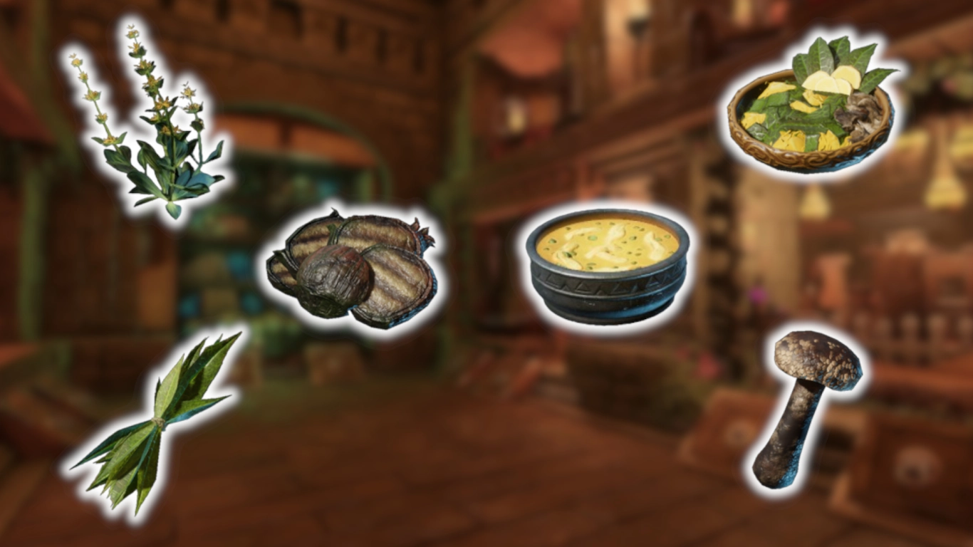 Enshrouded vegetables, farming, buffs for ranged and daggers