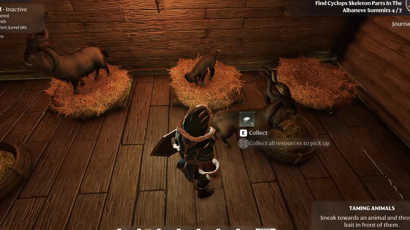Overview of Enshrouded animals with locations and produce
