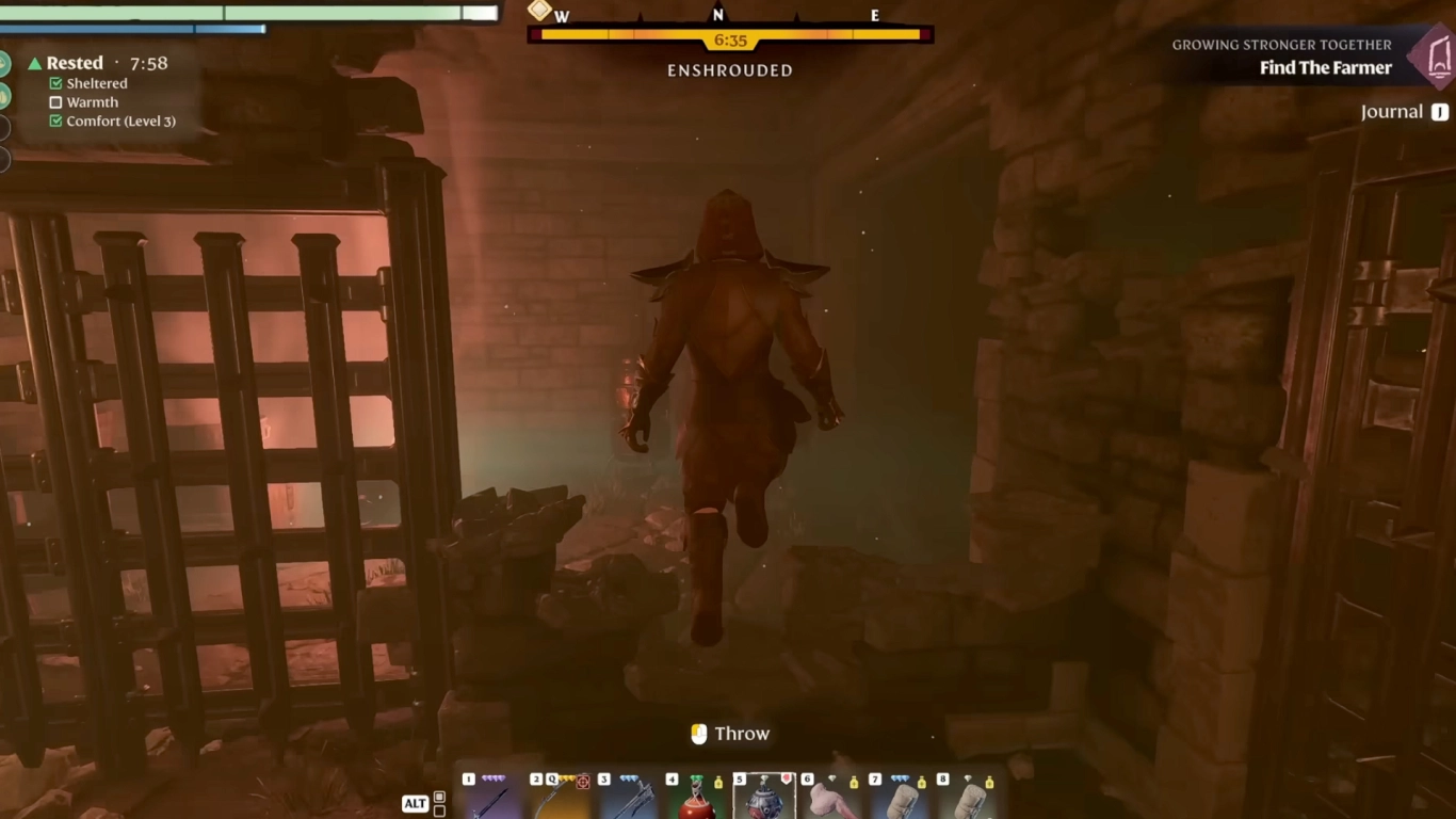 Enshrouded ruins and dungeons: alternative routes and puzzles