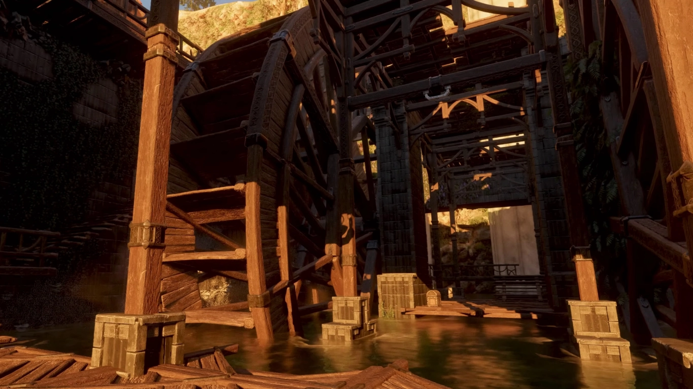 Enshrouded Update 7 water mechanics swimming diving and building