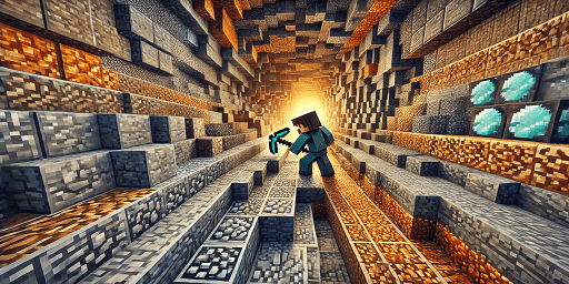 Técnicas de minería en Minecraft: Cómo extraer recursos eficientemente