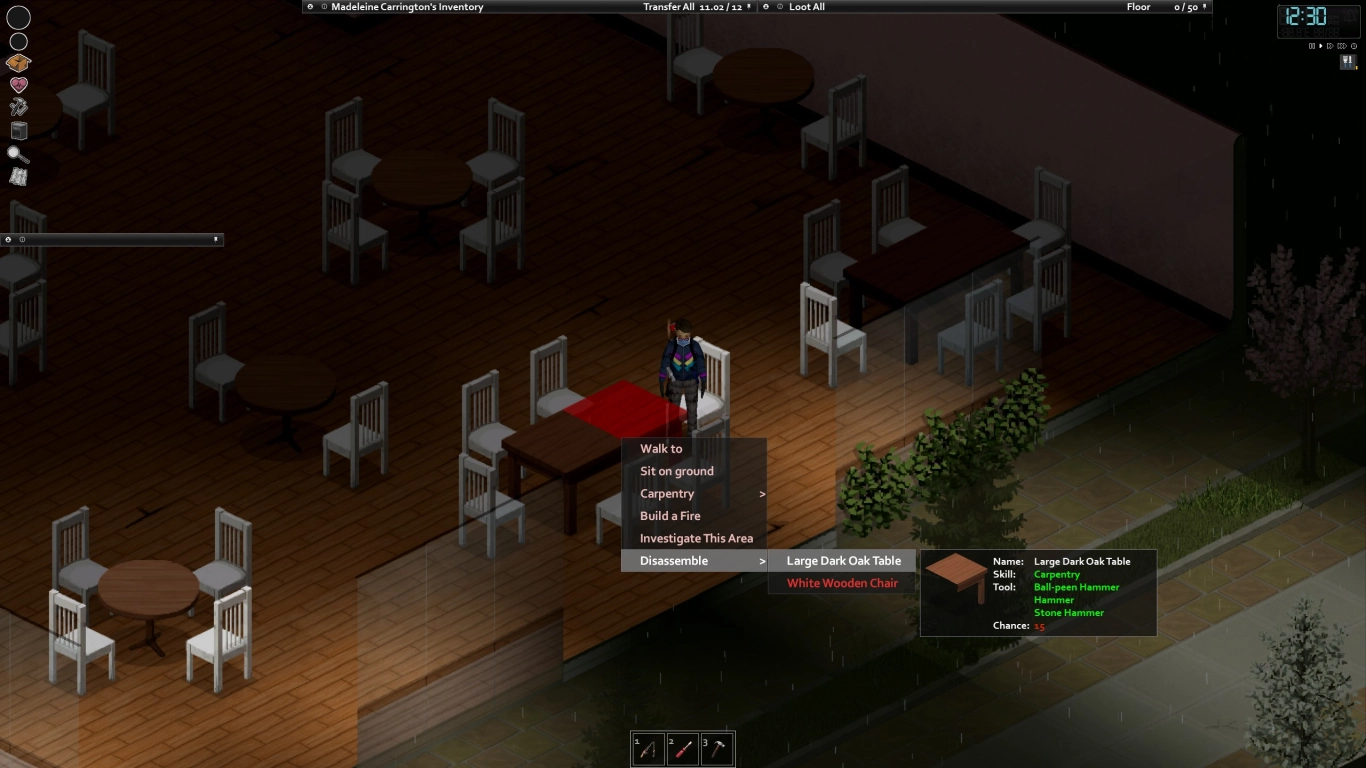 Elaboración en Project Zomboid