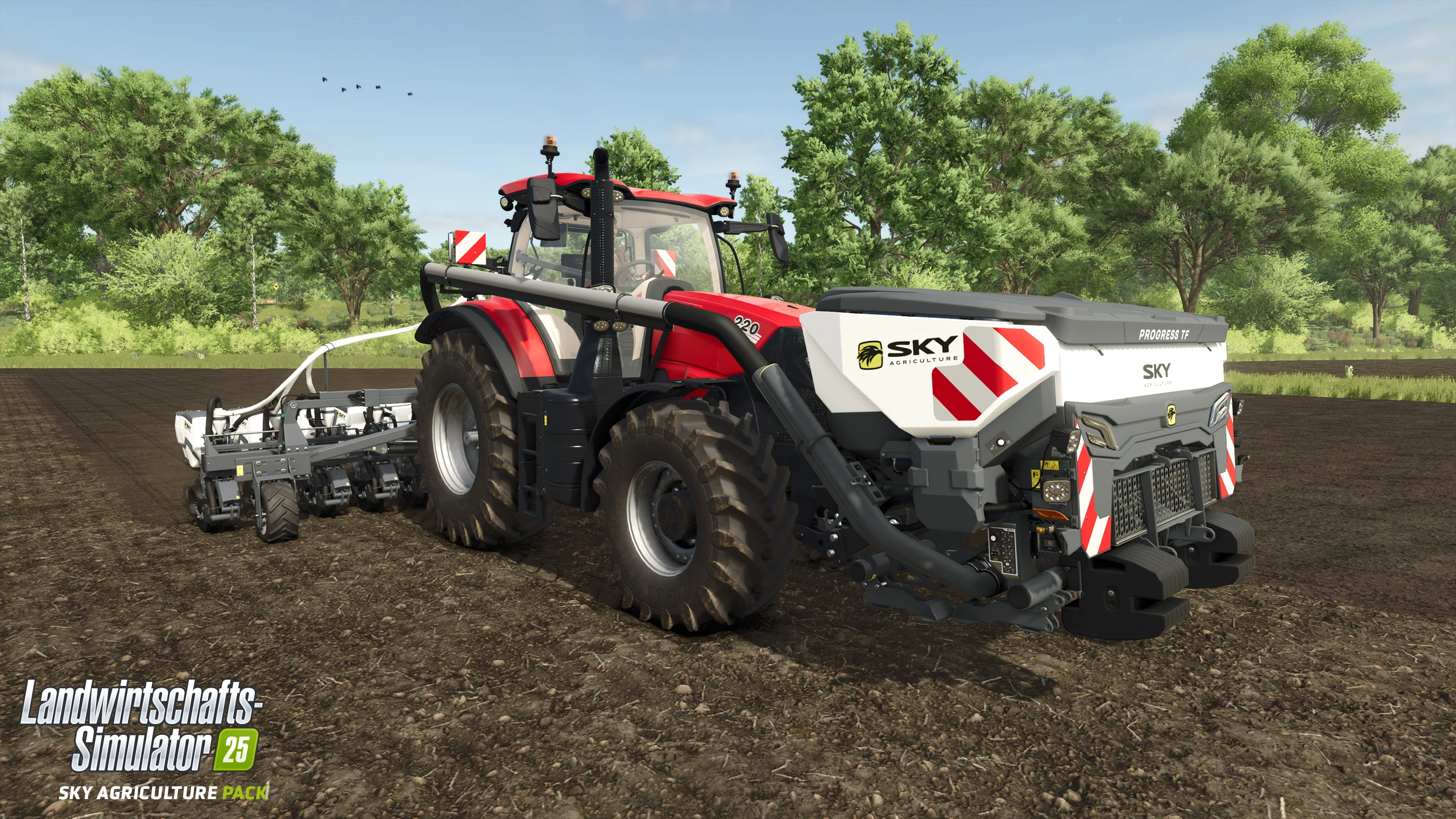 Progress TF seed tank in the Farming Simulator 25 SKY Agriculture Pack
