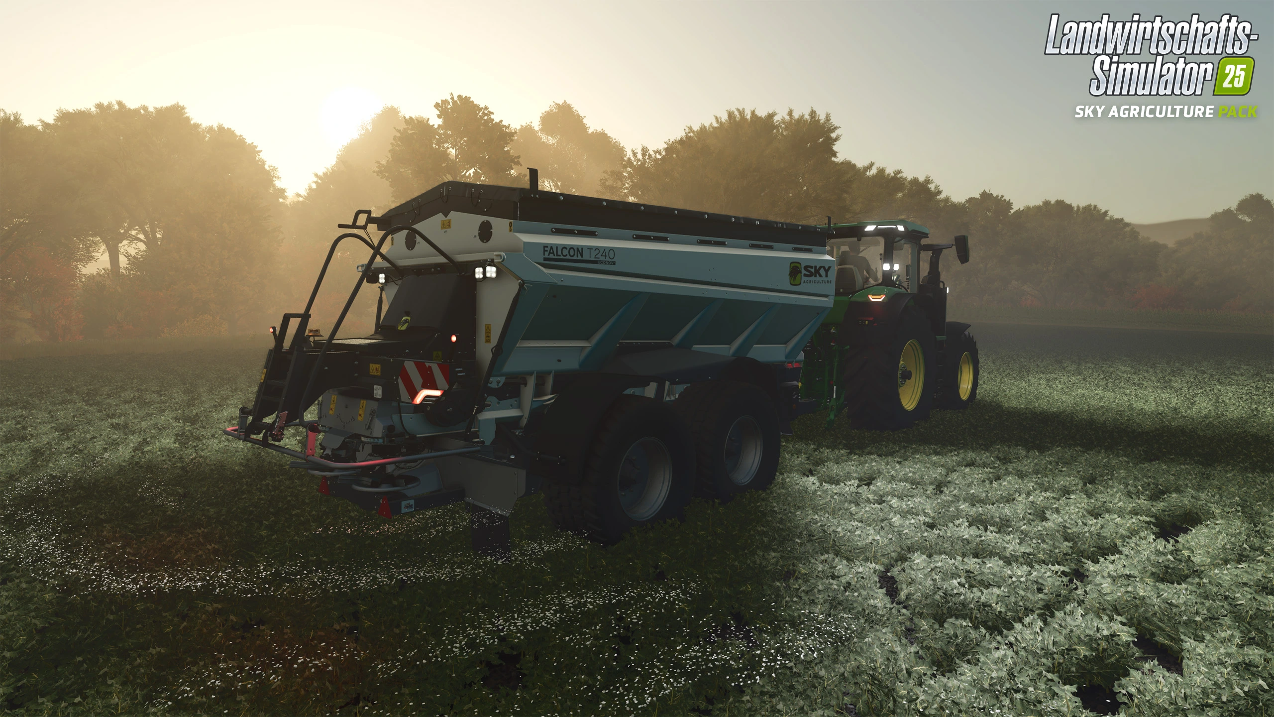 Multiplayer farm with SKY Agriculture machines on a Farming Simulator 25 server