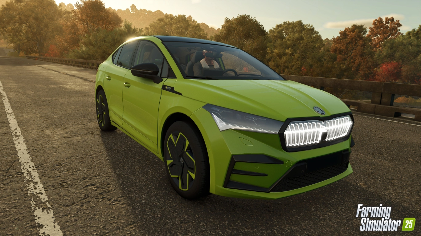 Škoda Enyaq Coupé RS iV in Farming Simulator