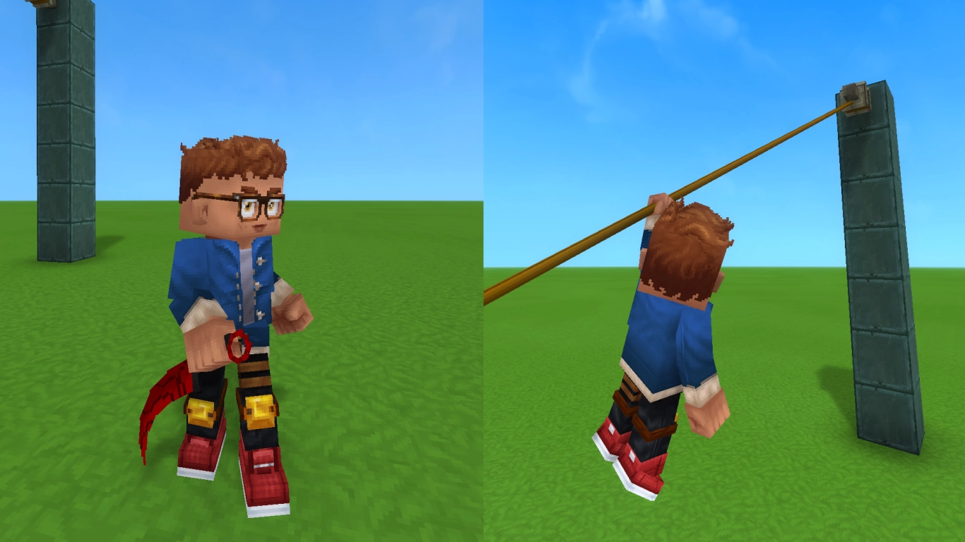 Hytale Zephyr mod for ninja mobility, double jumps, and ziplines