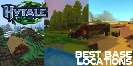 Ubicaciones de base en Hytale: los 7 mejores lugares para tu base principal