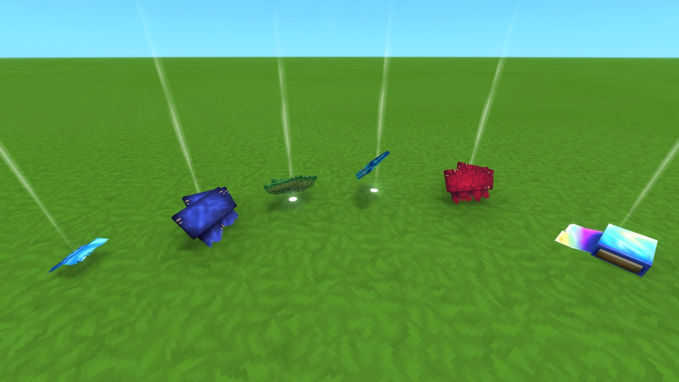 Hytale fabrics, linen, and leather materials in Creative Mode