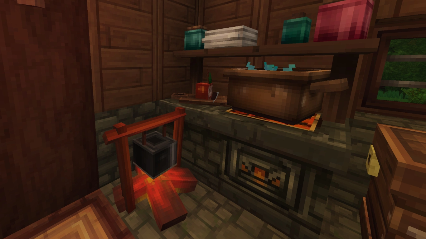 Cocinar en Hytale en la hoguera y en la estación de cocina