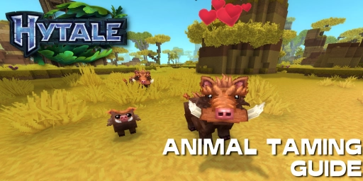 Domesticar animales en Hytale: ganado, alimento y productos