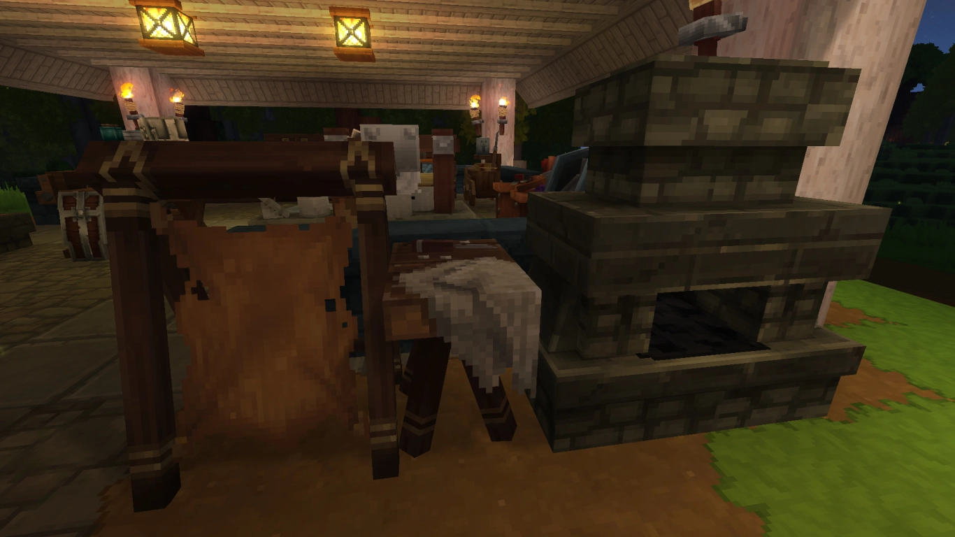 Hytale smelt ores and tan leather with the Furnace and Tanning Rack