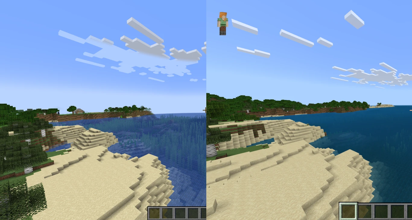 Minecraft Java o Bedrock Versión 1