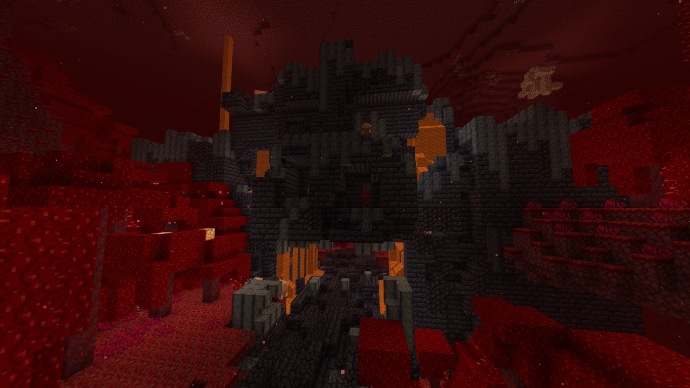 Minecraft Bastion Remnants in the Nether