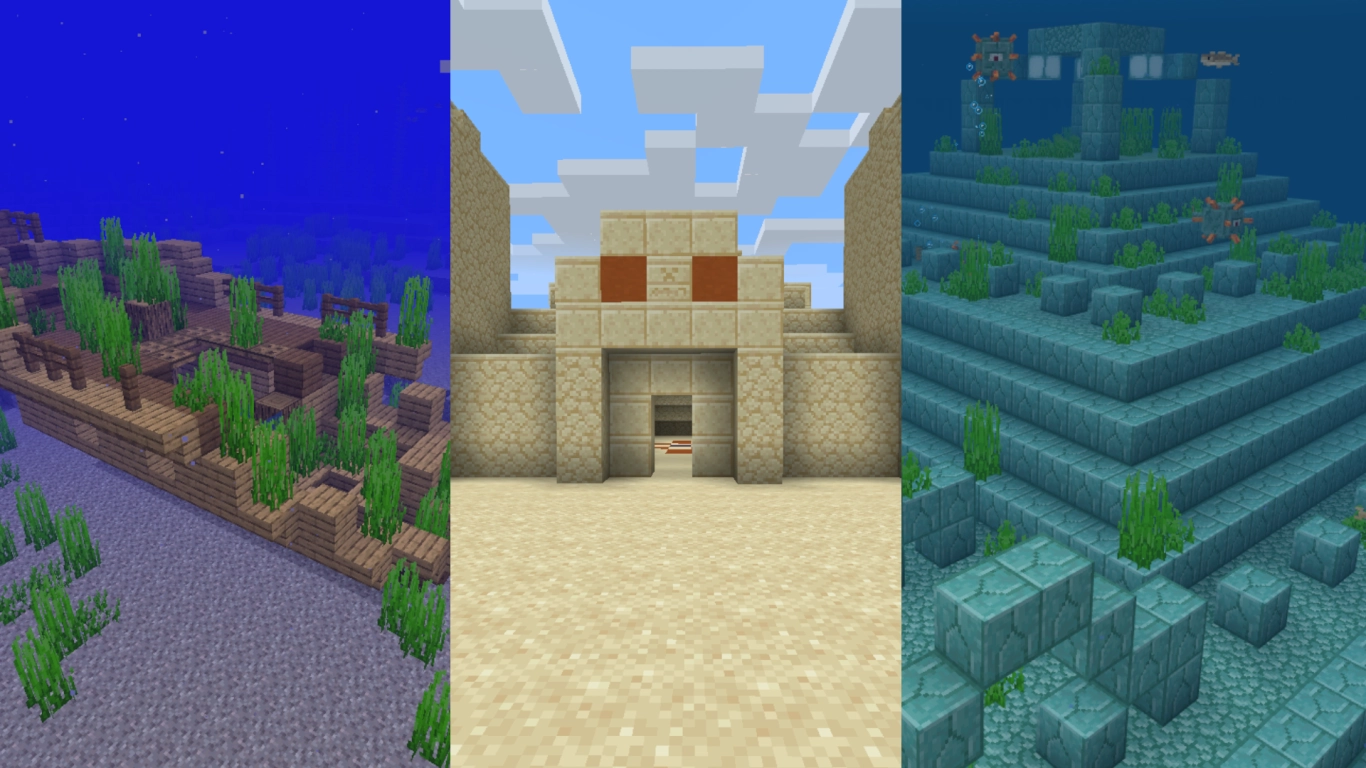 Estructuras útiles de Minecraft