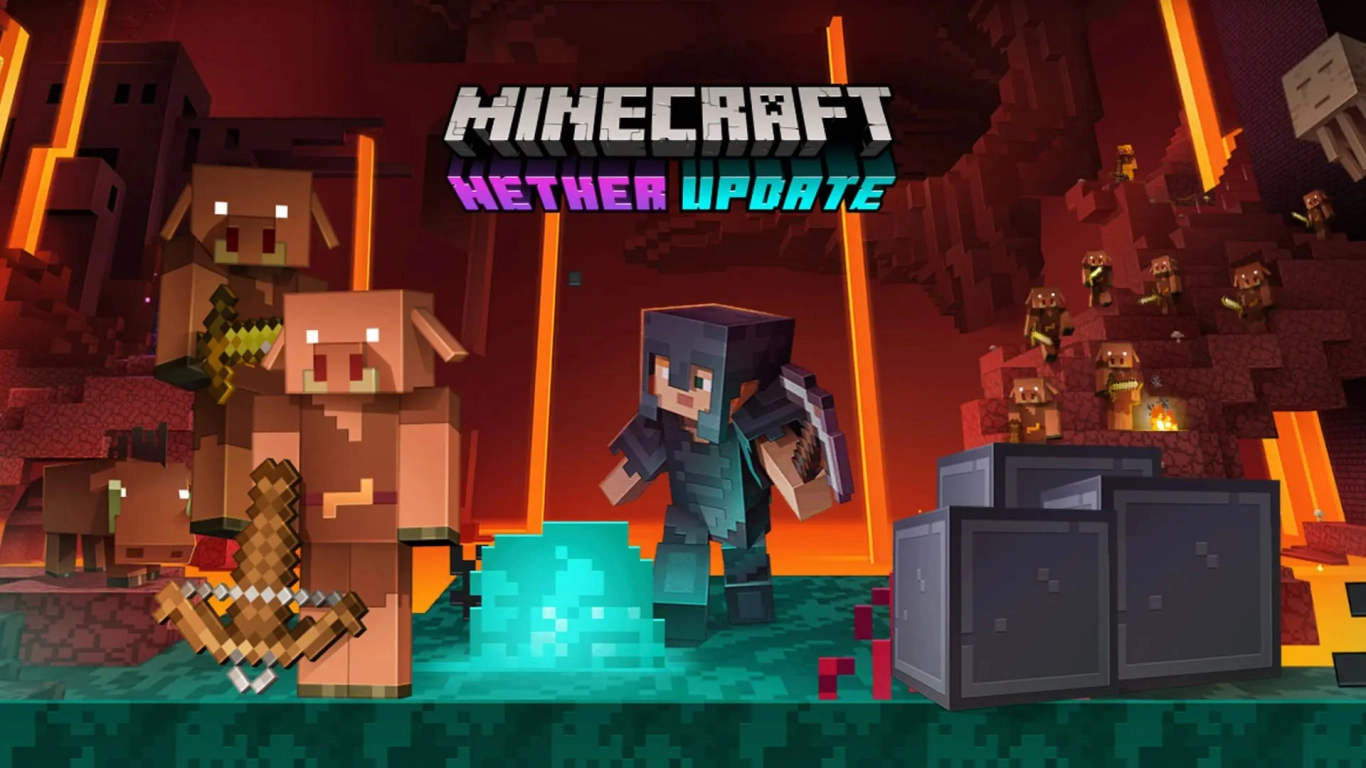 Minecraft 1.16 Nether Update with Netherite, piglins, and new biomes