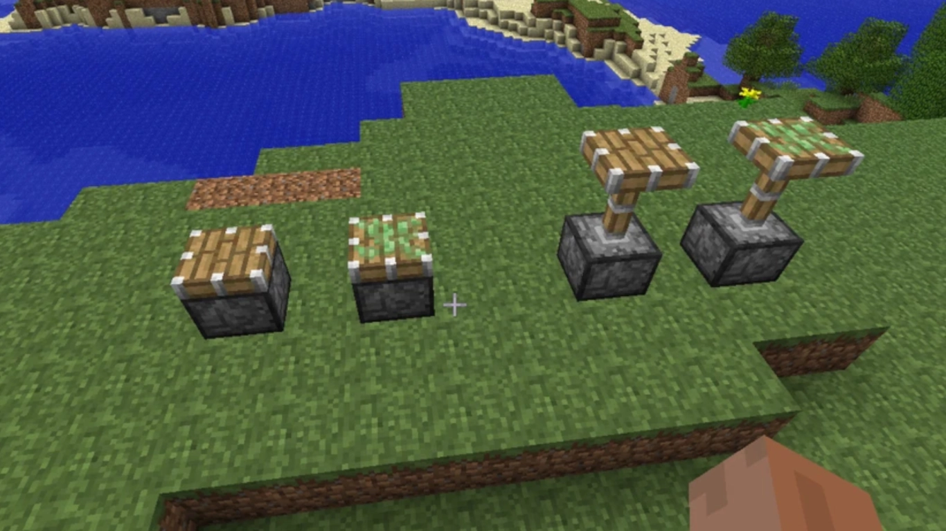 Minecraft Beta 1.7 with pistons and shears for Redstone