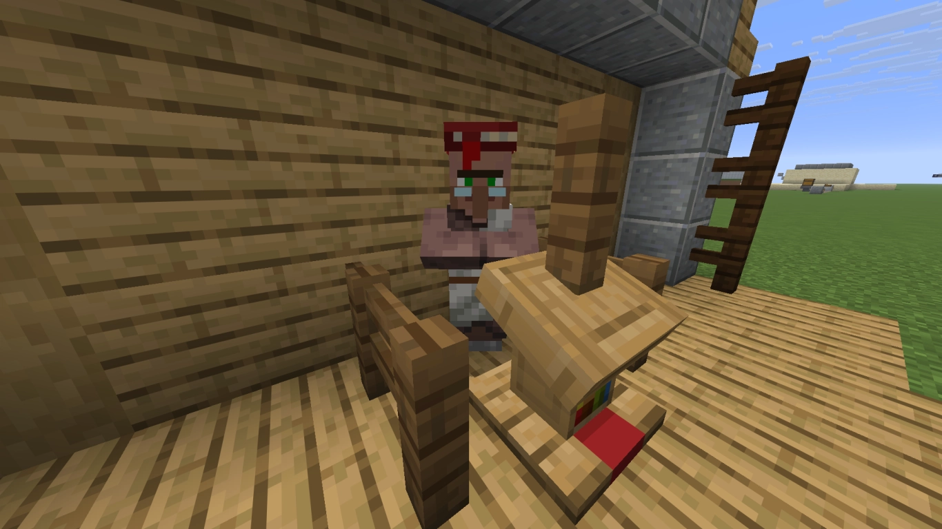 Atril, bibliotecario y señal de redstone en Minecraft