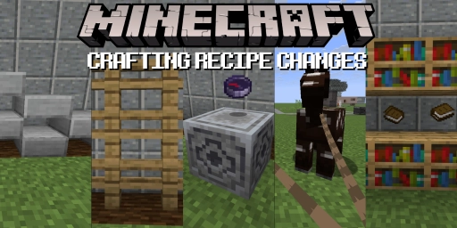 Minecraft: 8 recetas de fabricación que han cambiado