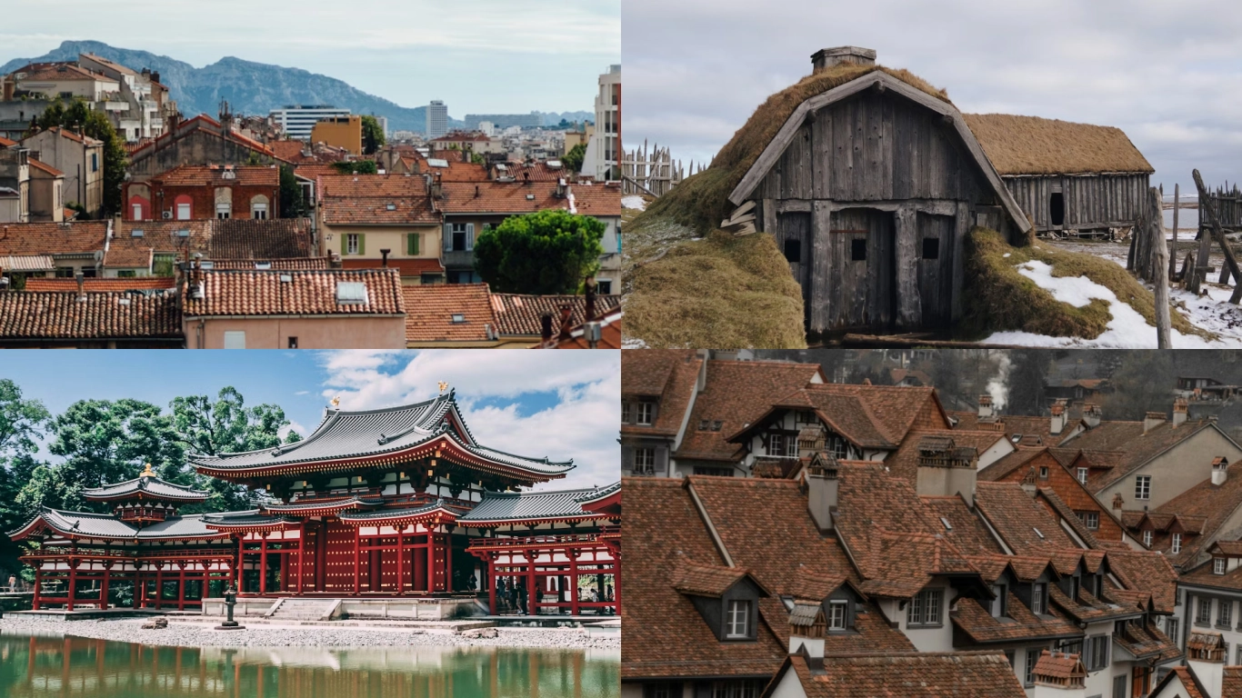 Inspiration for Minecraft roofs from real-world references and fantasy builds