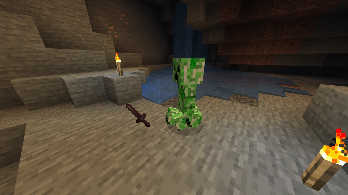 Minecraft tool accidentally dropped with Q key risk during combat