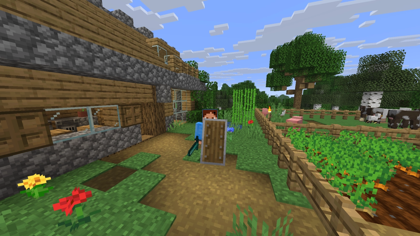 Minecraft shield in combat block damage and deflect arrows