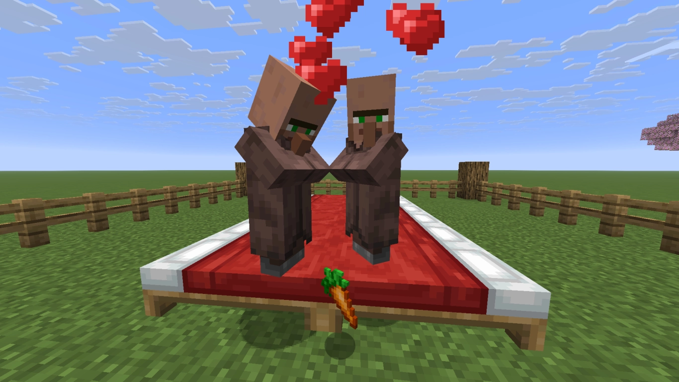 Minecraft villager breeder as the foundation for an efficient trading hall