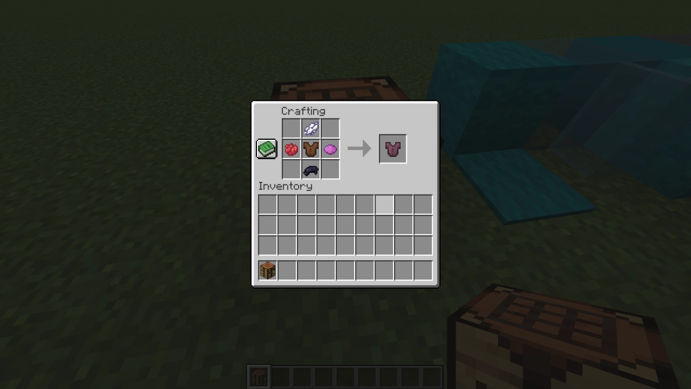 Teñido de armadura de cuero en Minecraft