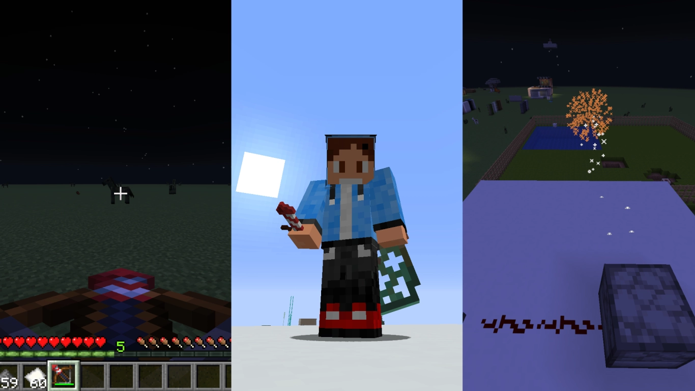 Use cases for Minecraft firework rockets: Elytra, crossbow, and shows