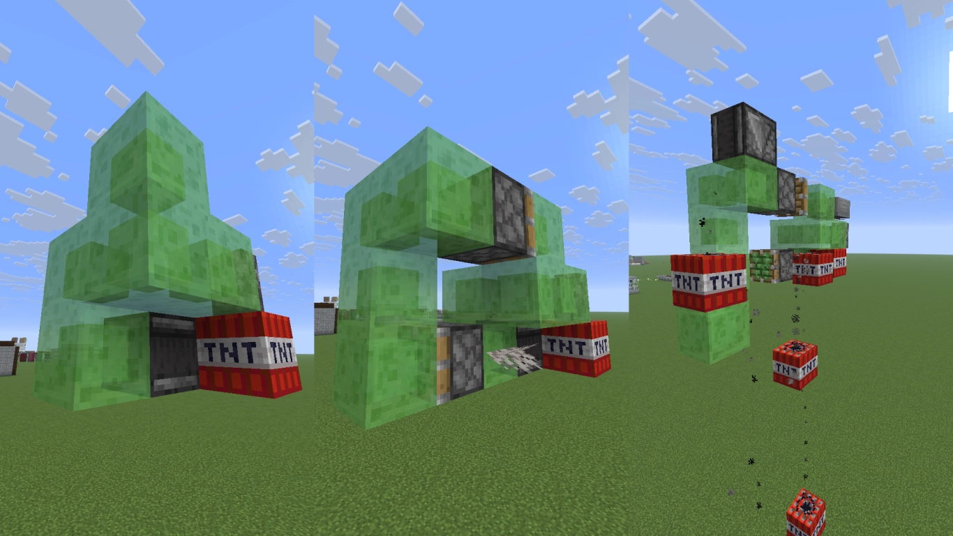 TNT flying machine with a duping mechanism for terraforming