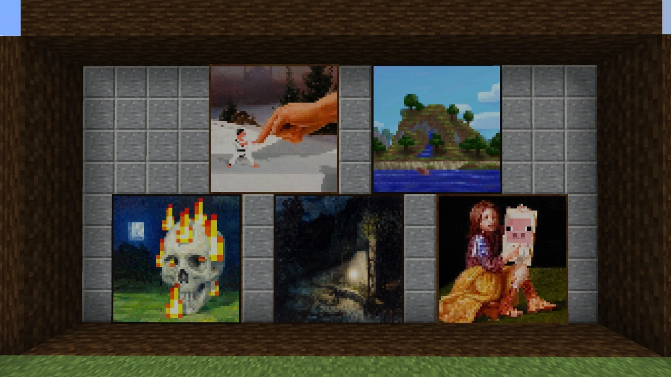 4x3 Minecraft paintings list and meanings