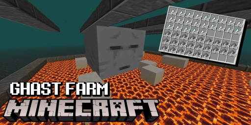 Minecraft: Granja automática de ghasts para pólvora y lágrimas de ghast