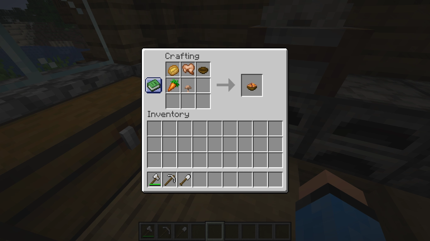 Sopas de Minecraft: sopa de champiñones, sopa de remolacha y estofado de conejo en cuencos