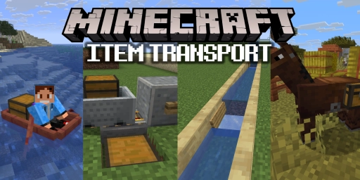 Minecraft: sistemas de transporte de objetos con y sin redstone