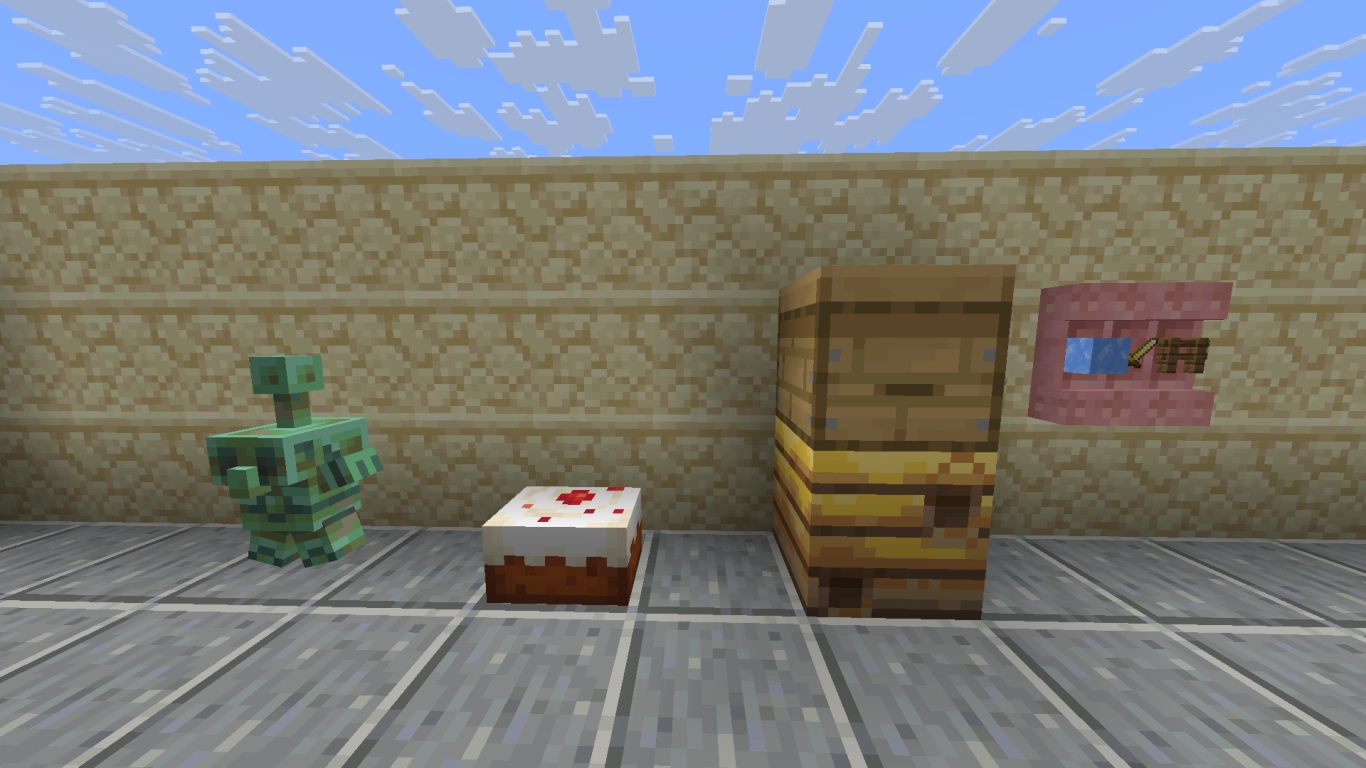 Rompecabezas con marcos e un comparador de redstone en Minecraft