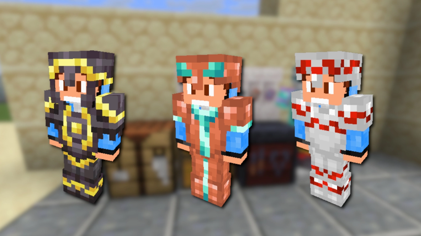 Overview of Minecraft smithing template locations in the Overworld