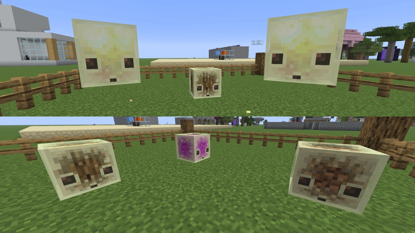 Minecraft Sulfur Cube absorbs a block and changes its behavior